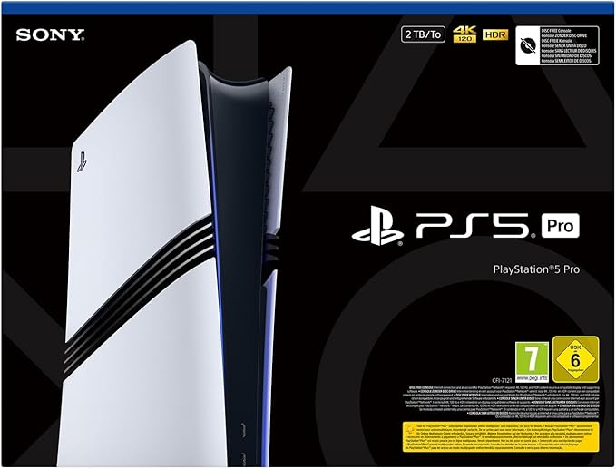 Sony PlayStation 5 Pro 2 TB Wi-Fi Nero, Bianco