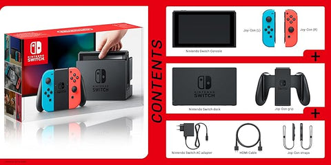 Nintendo - Console Nintendo Switch - Blu/Rosso Neon [ed. 2021] - schermo LCD 6,2" - 32GB